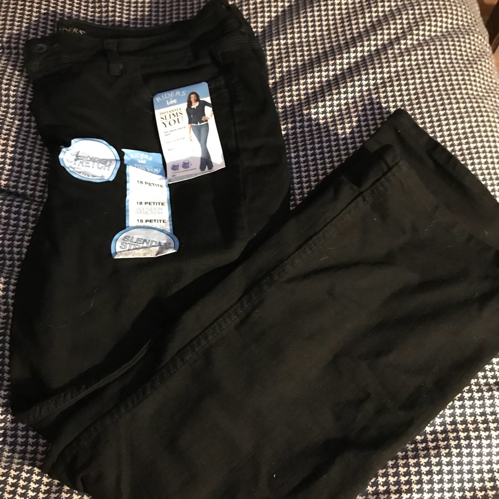 Rider black jeans. 16p